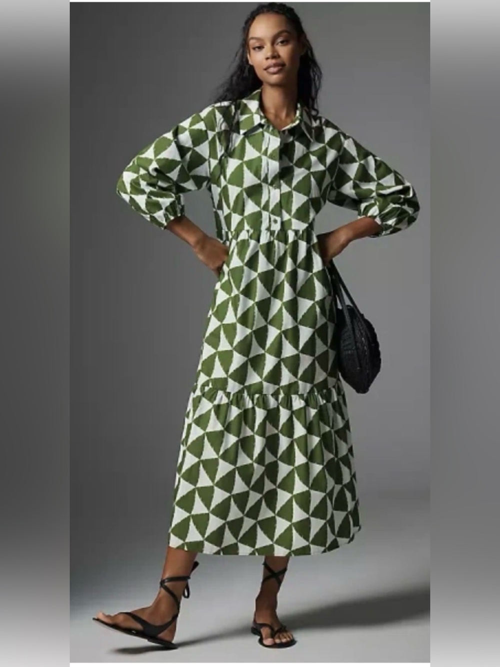 Anthropologie NWT Bettina Midi Dress
